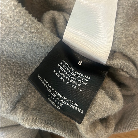 Fear of God Gray Hoodie with Red Text - Picture 4 of 5